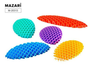 Игрушка-антистресс /Решётка/ 24 см, 5 цветов в ассортименте, ОПП-упаковка