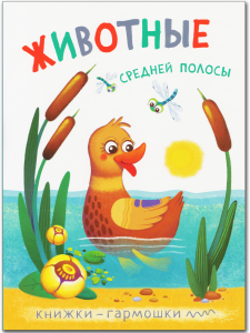 Книжки-гармошки. Животные средней полосы