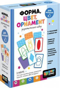Дидактический набор. Форма, цвет, орнамент. 07684
