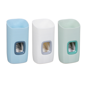 VETTA Дозатор автомат. настен. д/зуб.пасты с держателем под 2 зуб.щетки,7х6х13,5см, пластик (1001316