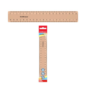 Линейка пластиковая ErichKrause Powder, 20см, розовая, во флоупаке
