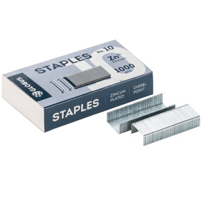 Скобы для степлера №10 Globus, оцинкованные, 1000шт. С10-1000