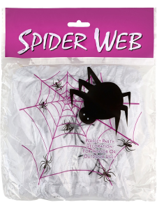 Карнавальный декор Пауки и паутина, 10 пауков, паутина площадь 30 м2 КРК-2575