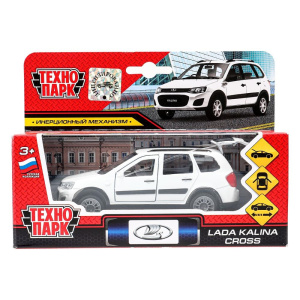 Машина металл LADA kalina cross 12 см, дв, багаж, инерц.,