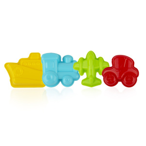 Формы для песка /Транспорт/ (4 шт) (европодвес)