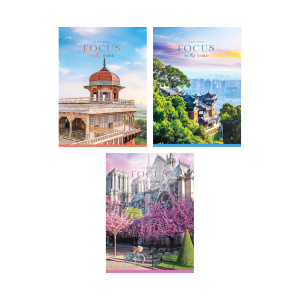 Тетрадь 80л., А4, клетка ArtSpace /Путешествия. Focus on the world/ Т80А4к_46507