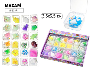 Игрушка-антистресс АССОРТИ, 3.5*3.5 см, пластиковая упаковка / дисплей