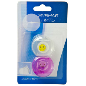 Зубная нить 2шт х 10м (10702070/040821/0239308, Китай)