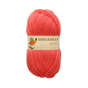 Пряжа Пехорская ПТ   /Школьная/   100% акрил   5 шт. х  50 г  150 м №351 св.коралл