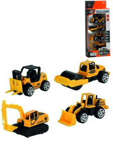 Набор машинок (4 машинки в наборе, в коробке) (Арт. 2015683)