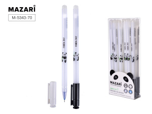 Ручка гелевая со стираемыми чернилами PANDA DAY, СИНЯЯ, игольчатый пиш.узел 0.5мм, термочувствительн