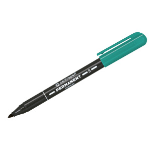 Маркер перманентный Centropen /2836/ зеленый, пулевидный, 2мм 6 2836 0010 (10131010/281021/0723100/3