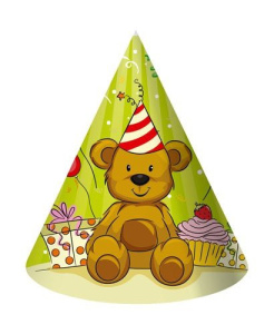 Колпак 16см. (6 шт) Мишка 2-16-0017