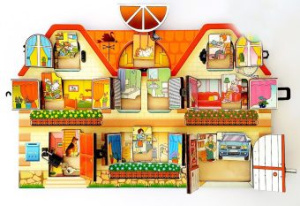 Бизиборд Дом, в котором мы живем