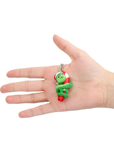 Брелок из полирезины Змейка с леденцом, 4,5 см (собс.разр) НУ-8204