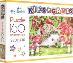 Kids Games. Пазл. 160 Эл. Ёжик. 07868