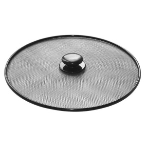 Крышка-сетка от брызг с ручкой, 29см, металл.окраш. (10511010/250221/0031538/6, Китай)