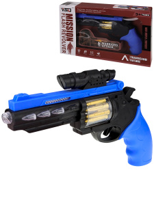 Пистолет /Рейнджер/ (звук,свет,3*АА не в комп.,в пакете) (30x5,5х20cм) ( Арт. 2306079)