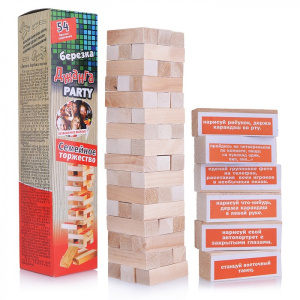 /ДЖАНГА БЕРЁЗКА PARTY. СЕМЕЙНОЕ ТОРЖЕСТВО/ (1050 г, дерево-берёза)