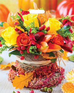 Пакет полиэтиленовый /Краски осени/  (36,5смх48см) ПП-7338