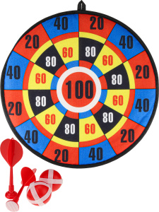 ДАРТС /ПОПАДИ В ЦЕЛЬ-2/ (36см) (на липучке;2 шарика,2 дротика).Серия/Спорт и отдых/ (Арт. Y22983007)