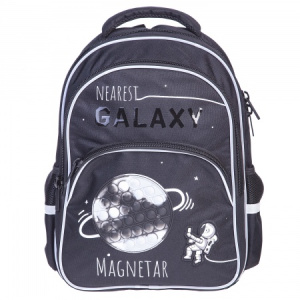 Рюкзак Hatber EASY-Космические истории- 41Х29Х16 СМ полиэстер нагрудная стяжка светоотраж. 3 отделен