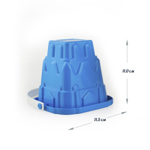Ведро детское /Башня/ 0,75 л (в сетке)