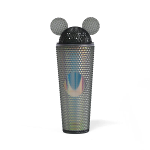 Стакан пластиковый с крышкой. Микки, 710мл (черный)