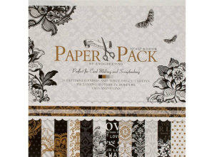 034-SB Набор бумаги /Черное золото/ 30.5см*30.5см