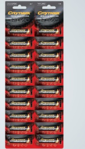 СПУТНИК LR06 (AA)/ бл 20B-отрывные PREMIUM ALKALINE