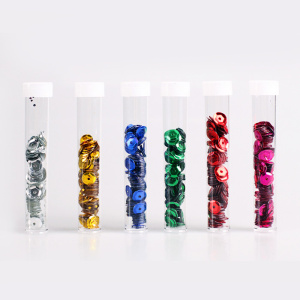 Набор пайетки декоративных, 6 цветов х 2.5 г, в пластиковых тубах, ОПП-упаковка с европодвесом