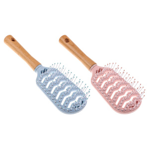 ЮниLook Расческа массажная Эко, дерево, нейлон, 23х6,5 см, 2 цвета (10702070/180123/3023689, Китайск