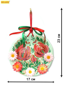 Керамическое панно /Цветочный сад/ Т-6485