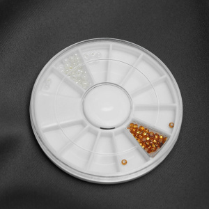 Контейнер для бисера карусель 12 отделений d6*0,8см АУ 2290211 (10702070/240122/3029032, Китайская Н