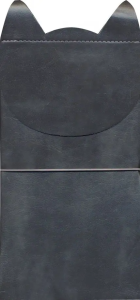 Записная книжка, 115x215 мм, арт.50210/ 15 САРИФ СЕРЫЙ КОТ ( (кожзам, 64л., мягкий переплёт, тониров