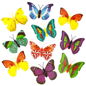 Декор /Бабочка/ на магните  6см 10шт/уп (набор)