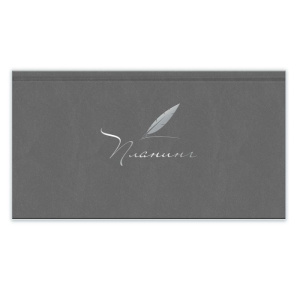 Планинг недат. арт. 47832 СВЕТЛО-СЕРЫЙ /170*95 мм, 128 страниц,  внутренний блок - офсет 65 г, однок