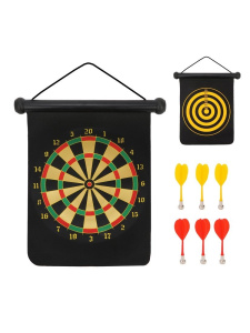 Дартс магнитный двусторонний X-Match: 6 дротиков, 18 дюймов (46 см.)