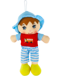 Мягкая кукла /Яркая куколка/ (25см)(цвет микс, в пакете) (Арт. ИК-1708)