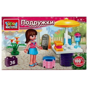 Конструктор кафе в парке, 36 дет. Город мастеров 