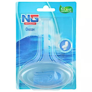 NEW GALAXY Освежитель для унитаза подвесной /Океан/ 40гр. 1шт, блистер