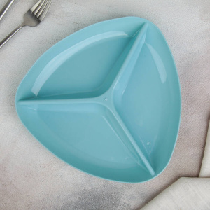 Менажница /Стайл/ 24х24х2,5 см, цвет МИКС   4700091 (10702070/191222/3454405, Китайская Народная Рес