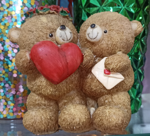 Статуэтки  /Пара медвежат/ (1 дизайн микс, картонная коробка) Т-3952