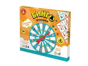 Игра настольная Викторина /Бинго. Игрушки/