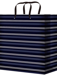 Optima Пакет подарочный с глянц.ламинацией 11,5х14,5х6 см (S) В полоску, 128 г, ПКП-4169