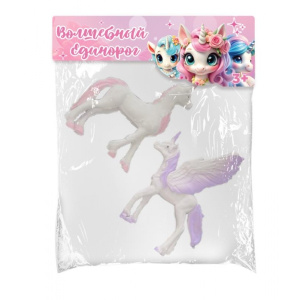 Пластизоль единороги 2 шт. в пак. Рассказы о животных в кор.2*144наб