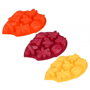 VETTA Форма силиконовая 8 ячеек, 28х21х3см, /Пчелка/, 3 цвета, HS-120315 (10702070/220321/0075531, К