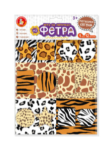 Игра на липучках /Методика Сегена/ из фетра, набор № 4