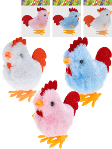 Заводная игрушка /Петушок/(10х5х8,8 см )(цвет микс,в пакете) ( Арт. 2169697)