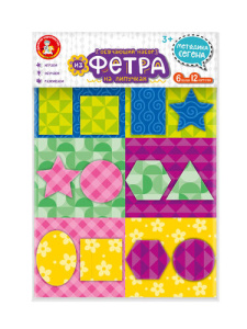 Игра на липучках /Методика Сегена/ из фетра, набор № 2